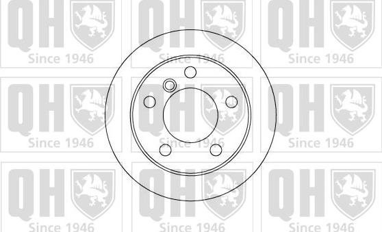 Quinton Hazell BDC4535 - Гальмівний диск autozip.com.ua