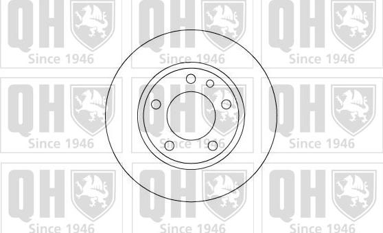 Quinton Hazell BDC4521 - Гальмівний диск autozip.com.ua