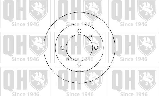 Quinton Hazell BDC4632 - Гальмівний диск autozip.com.ua