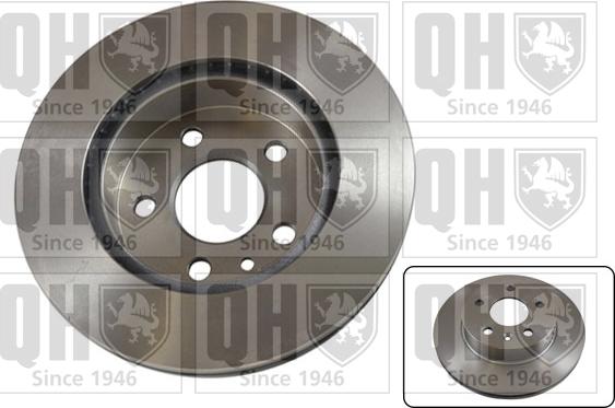 Quinton Hazell BDC4670 - Гальмівний диск autozip.com.ua