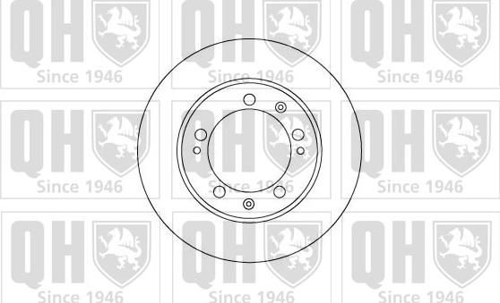 Quinton Hazell BDC4148 - Гальмівний диск autozip.com.ua