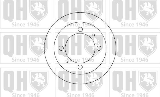 Quinton Hazell BDC4107 - Гальмівний диск autozip.com.ua