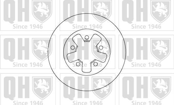 Quinton Hazell BDC4118 - Гальмівний диск autozip.com.ua