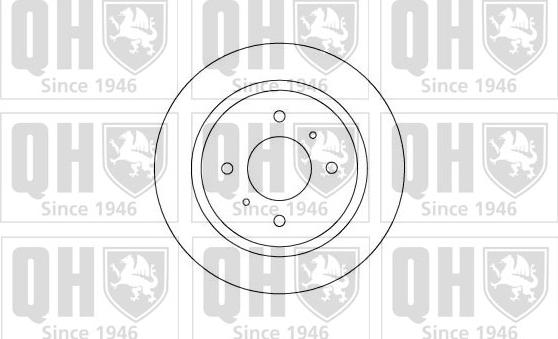 Quinton Hazell BDC4131 - Гальмівний диск autozip.com.ua