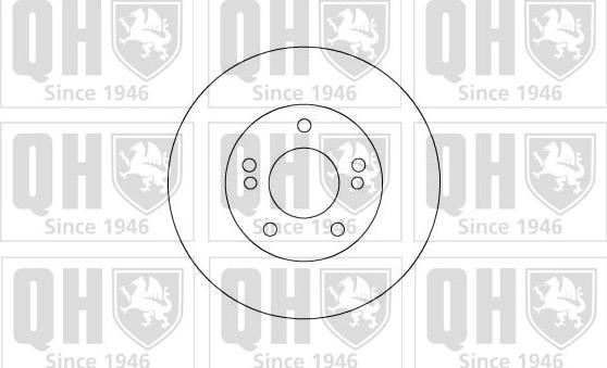Quinton Hazell BDC4890 - Гальмівний диск autozip.com.ua