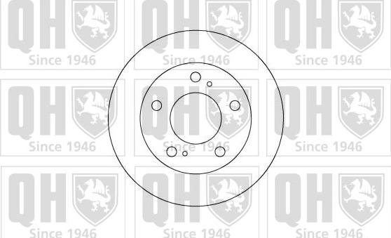 Quinton Hazell BDC4891 - Гальмівний диск autozip.com.ua