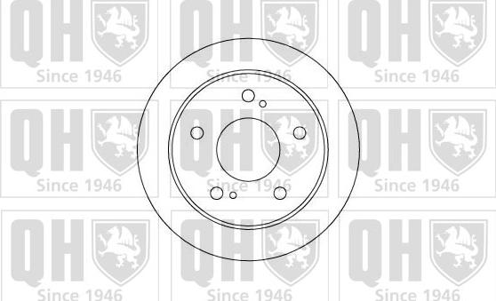 Quinton Hazell BDC4859 - Гальмівний диск autozip.com.ua