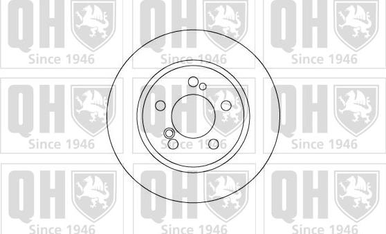 Quinton Hazell BDC4852 - Гальмівний диск autozip.com.ua