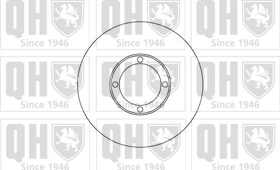 Quinton Hazell BDC4863 - Гальмівний диск autozip.com.ua