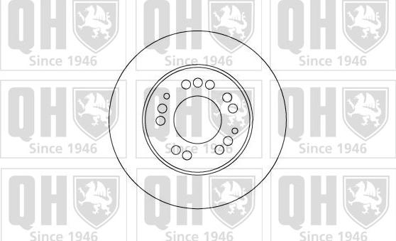 Quinton Hazell BDC4884 - Гальмівний диск autozip.com.ua