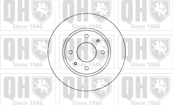 Quinton Hazell BDC4885 - Гальмівний диск autozip.com.ua