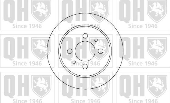 Quinton Hazell BDC4880 - Гальмівний диск autozip.com.ua