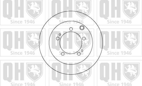 Quinton Hazell BDC4883 - Гальмівний диск autozip.com.ua