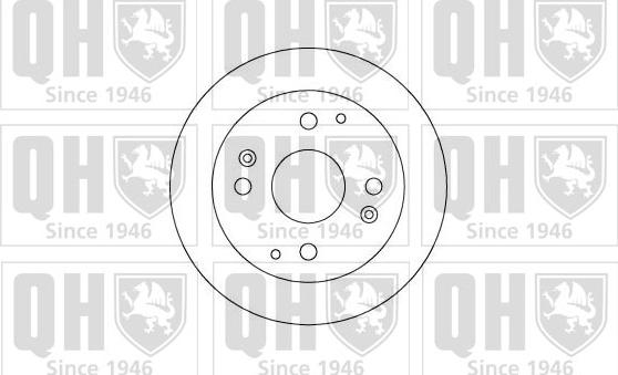 Quinton Hazell BDC4820 - Гальмівний диск autozip.com.ua