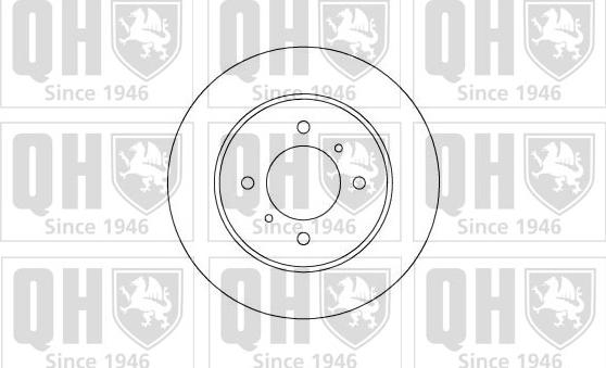 Quinton Hazell BDC4879 - Гальмівний диск autozip.com.ua