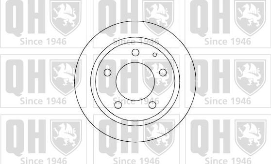 Quinton Hazell BDC4874 - Гальмівний диск autozip.com.ua