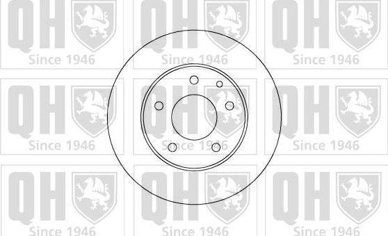 Quinton Hazell BDC4875 - Гальмівний диск autozip.com.ua