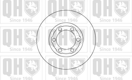 Quinton Hazell BDC4354 - Гальмівний диск autozip.com.ua