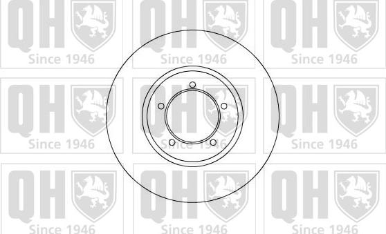 Quinton Hazell BDC4304 - Гальмівний диск autozip.com.ua