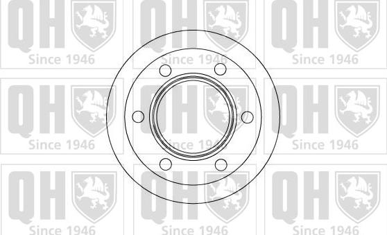 Quinton Hazell BDC4311 - Гальмівний диск autozip.com.ua