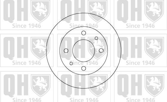 Quinton Hazell BDC4330 - Гальмівний диск autozip.com.ua