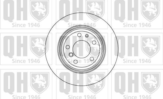 Quinton Hazell BDC4786 - Гальмівний диск autozip.com.ua