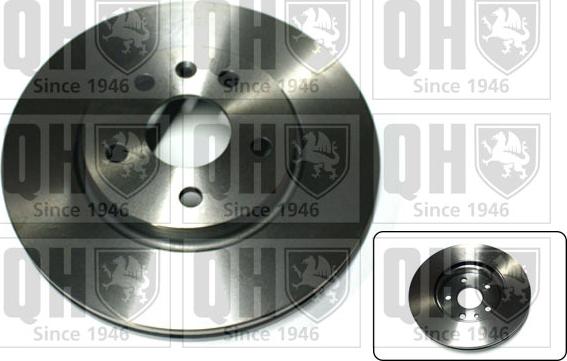 Quinton Hazell BDC5933 - Гальмівний диск autozip.com.ua