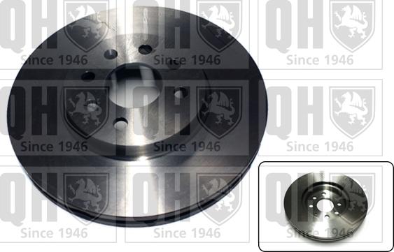 Quinton Hazell BDC5455 - Гальмівний диск autozip.com.ua