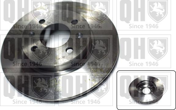 Quinton Hazell BDC5450 - Гальмівний диск autozip.com.ua
