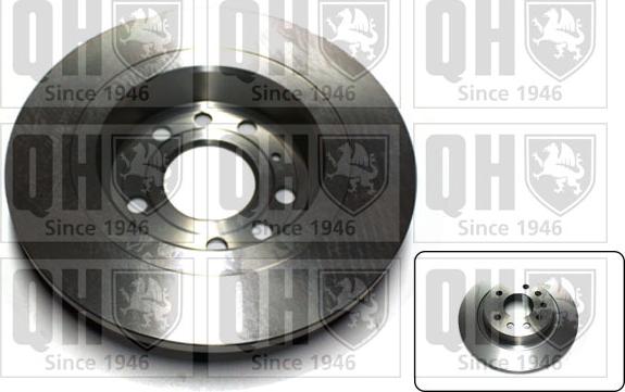 Quinton Hazell BDC5413 - Гальмівний диск autozip.com.ua
