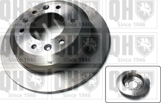 Quinton Hazell BDC5549 - Гальмівний диск autozip.com.ua