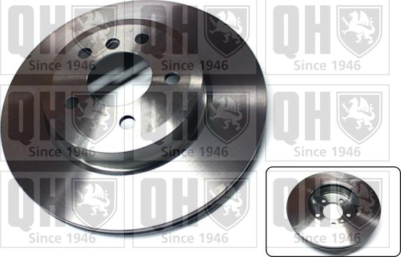 Quinton Hazell BDC5535 - Гальмівний диск autozip.com.ua