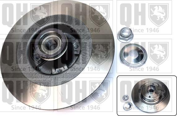 Quinton Hazell BDC5616 - Гальмівний диск autozip.com.ua