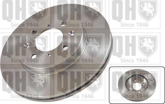 Quinton Hazell BDC5680 - Гальмівний диск autozip.com.ua
