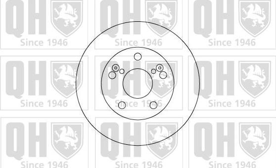 Quinton Hazell BDC5093 - Гальмівний диск autozip.com.ua