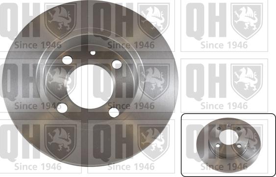 Quinton Hazell BDC5043 - Гальмівний диск autozip.com.ua