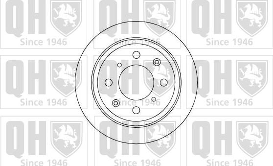 Quinton Hazell BDC5047 - Гальмівний диск autozip.com.ua