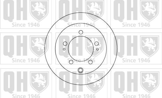 Quinton Hazell BDC5059 - Гальмівний диск autozip.com.ua