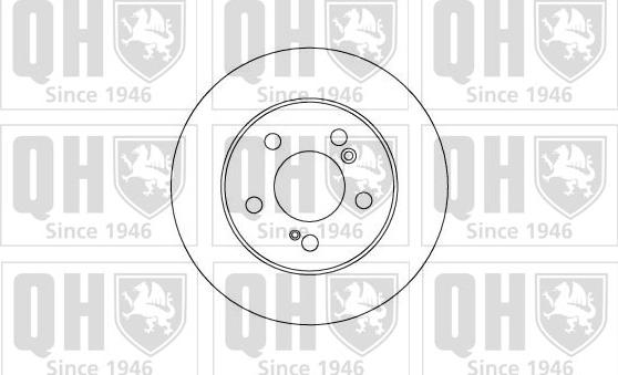 Quinton Hazell BDC5057 - Гальмівний диск autozip.com.ua