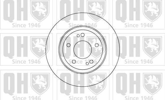 Quinton Hazell BDC5062 - Гальмівний диск autozip.com.ua