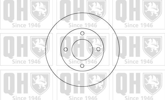 Quinton Hazell BDC5004 - Гальмівний диск autozip.com.ua