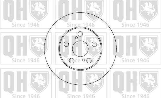 Quinton Hazell BDC5088 - Гальмівний диск autozip.com.ua