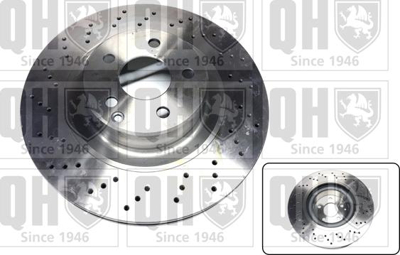 Quinton Hazell BDC5343 - Гальмівний диск autozip.com.ua