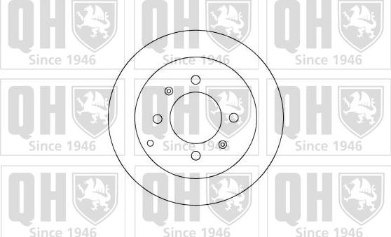 Quinton Hazell BDC5202 - Гальмівний диск autozip.com.ua