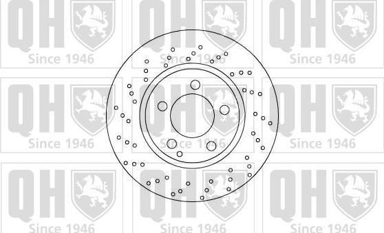 Quinton Hazell BDC5207 - Гальмівний диск autozip.com.ua