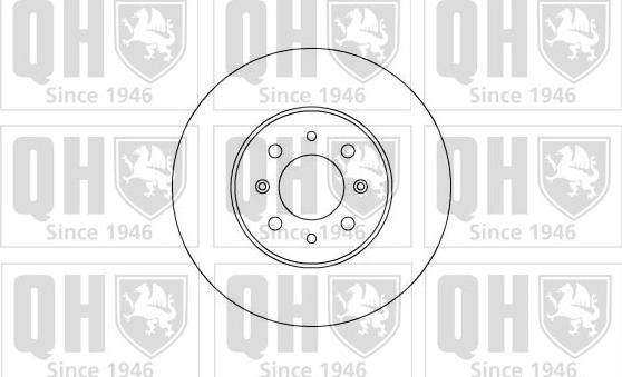 Quinton Hazell BDC5211 - Гальмівний диск autozip.com.ua