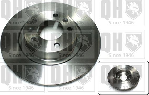 Quinton Hazell BDC6058 - Гальмівний диск autozip.com.ua