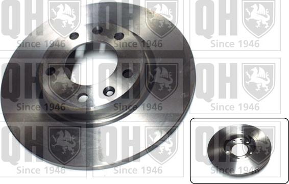 Quinton Hazell BDC6022 - Гальмівний диск autozip.com.ua
