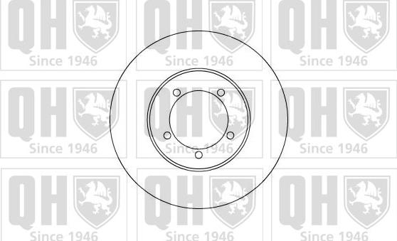 Quinton Hazell BDC3472 - Гальмівний диск autozip.com.ua