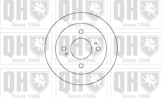 Quinton Hazell BDC3541 - Гальмівний диск autozip.com.ua